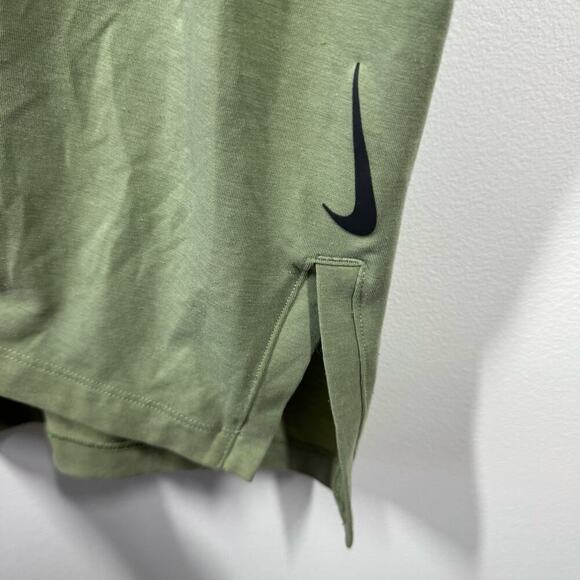 Nike Dri Fit T-Shirt Men XL Green Crew Neck Short Sleeve Active Spring Sport Gym - Picture 7 of 7